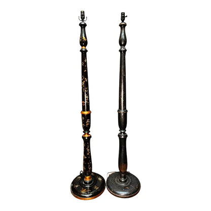 Chinoiserie Style Floor Lamps (Set of Two)