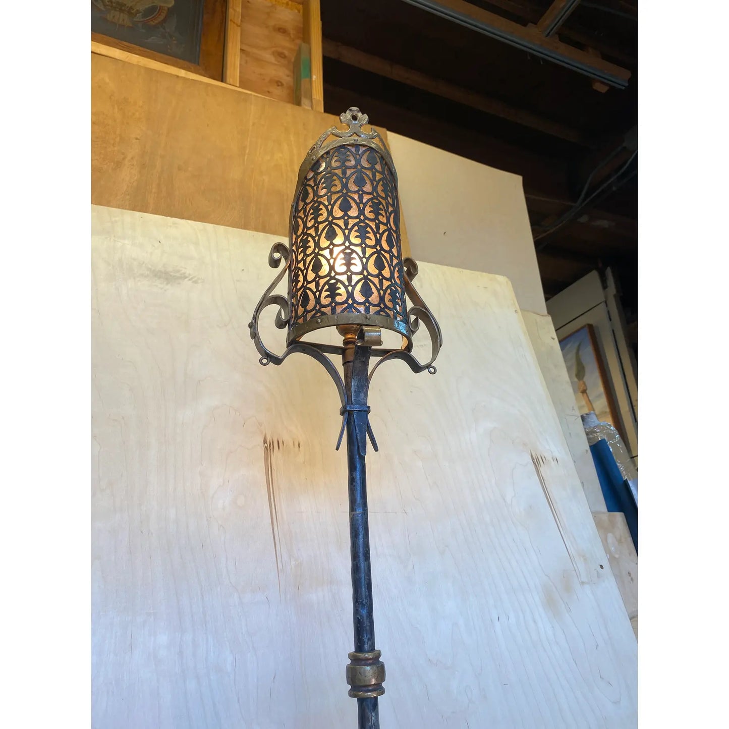 Pair of Venetian 19th Century Wrought Iron