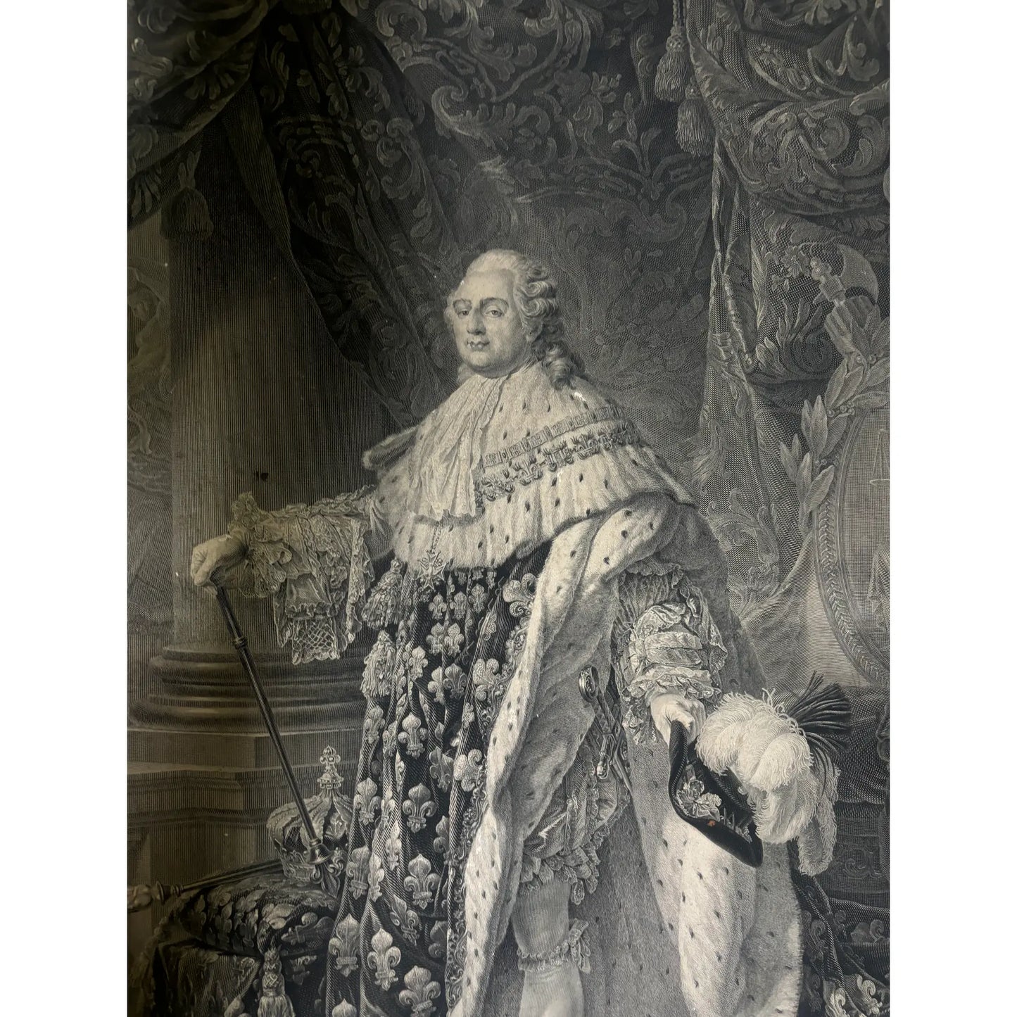 Portrait of King Louis XVI in Coronation Regalia