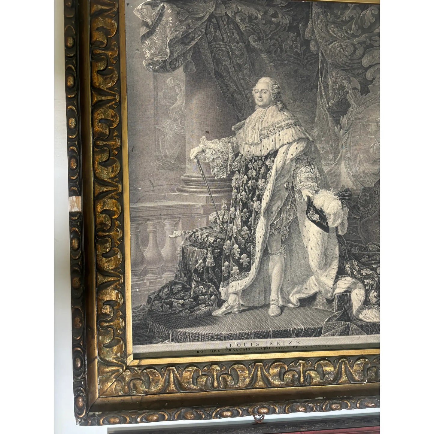Portrait of King Louis XVI in Coronation Regalia