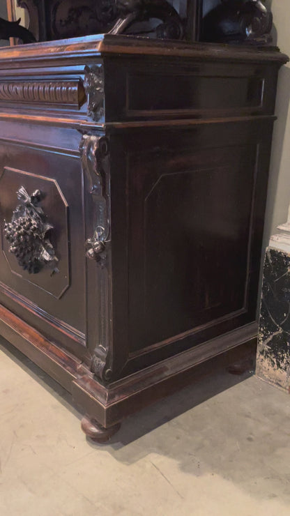 1852 Ornate Italian Vitrine