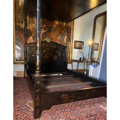 Queen 4 Poster Pendant Canopy Bed Frame