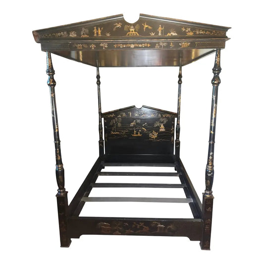 Queen 4 Poster Pendant Canopy Bed Frame
